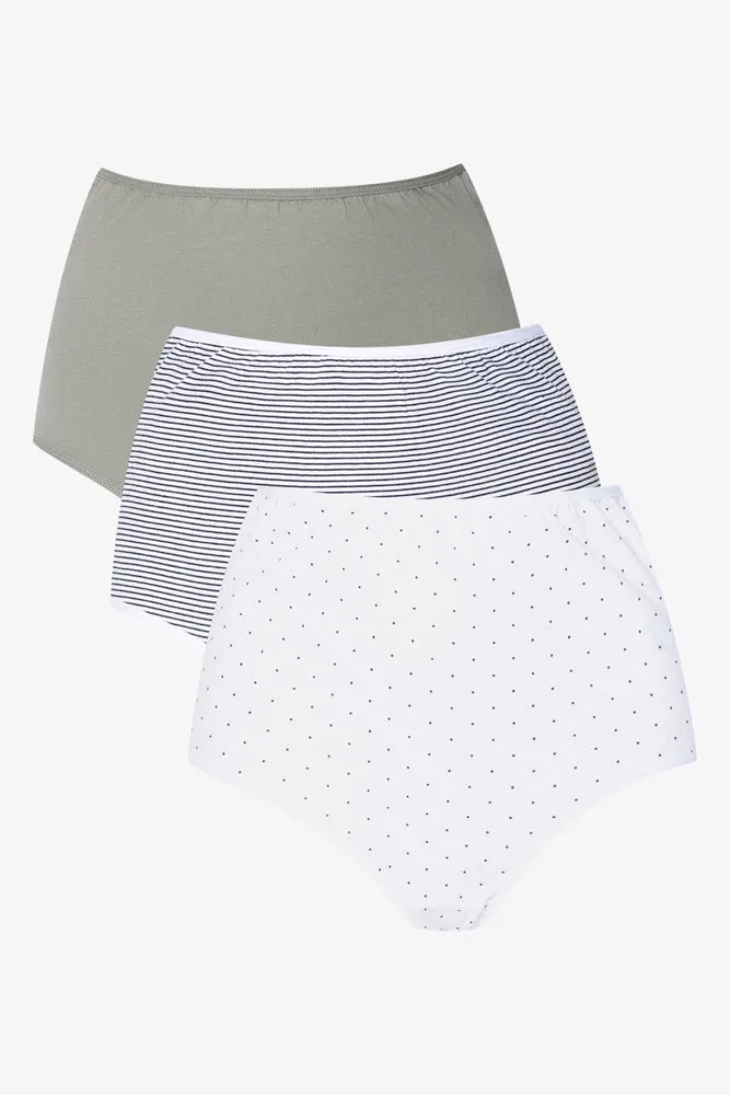 3 Pack Briefs Green And White sold by Ackermas product image thumbnail 2