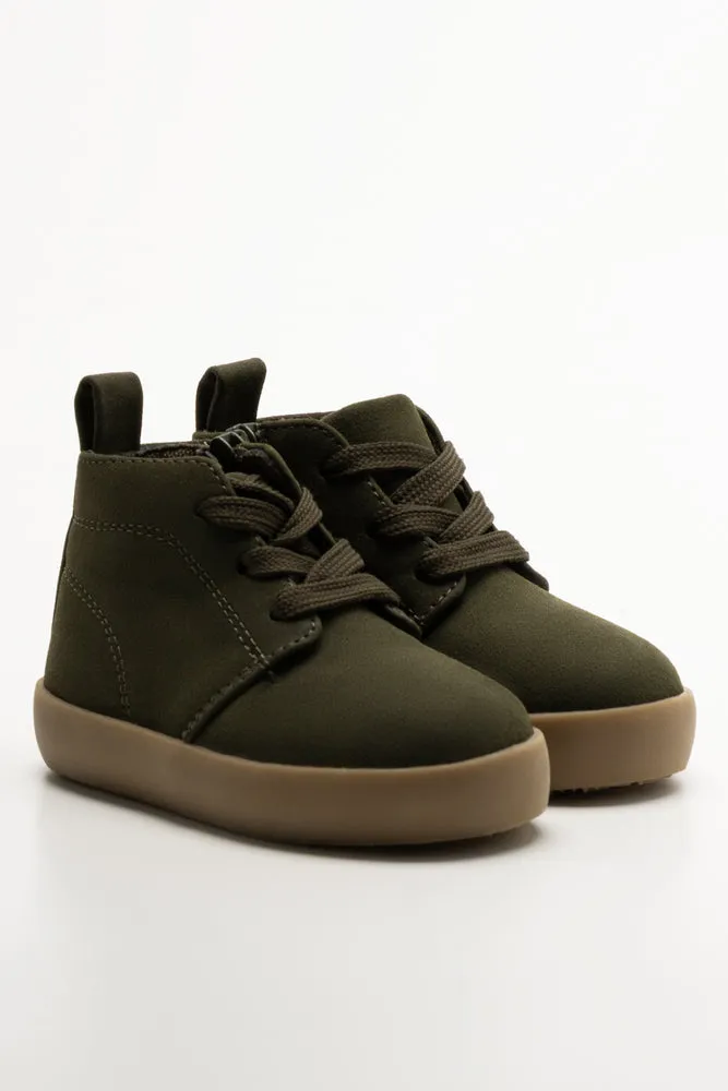 Hybrid High Top Boots Green sold by Ackermas