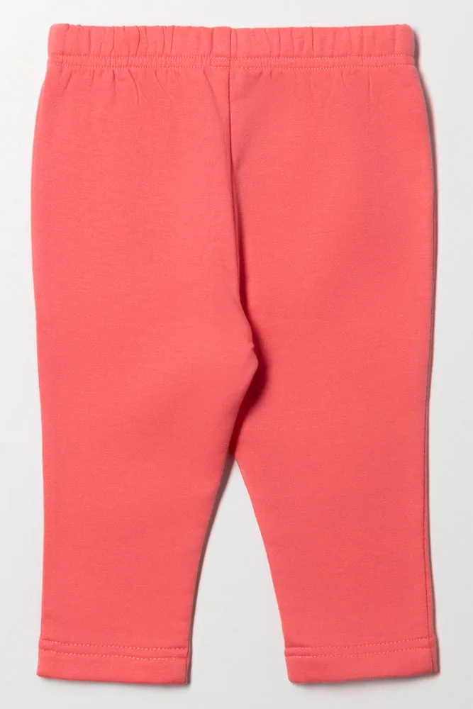 Fleece Leggings Pink sold by Ackermas product image thumbnail 3