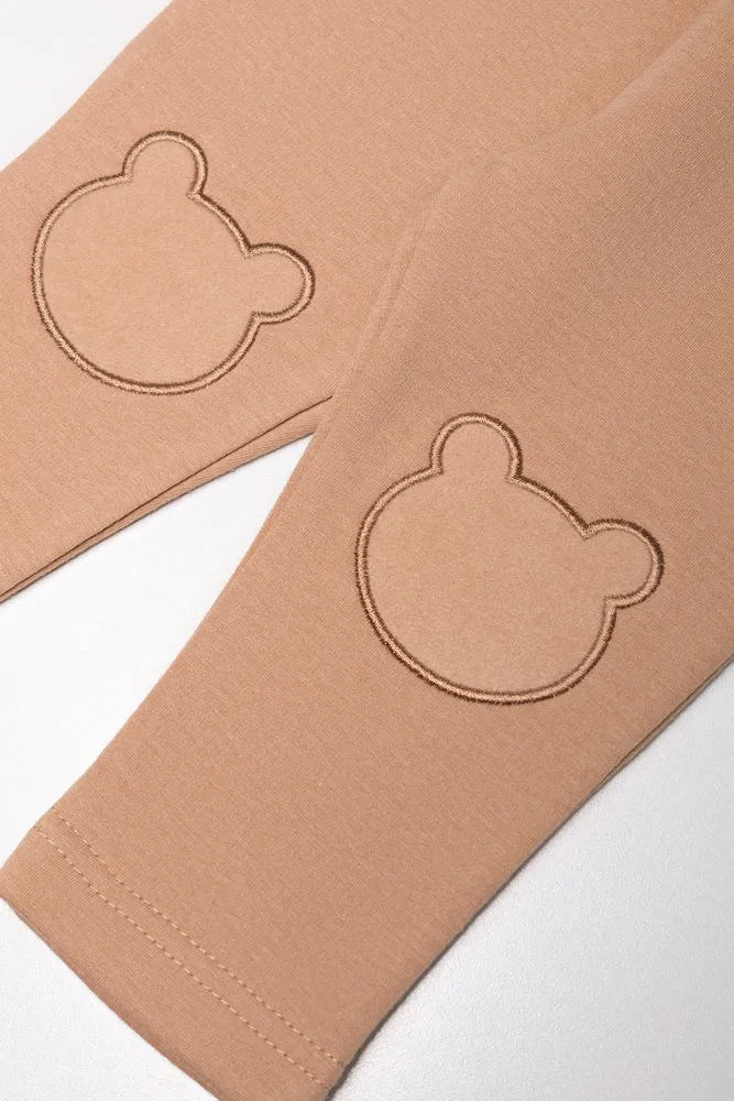 Fleece Leggings Brown sold by Ackermas product image thumbnail 2