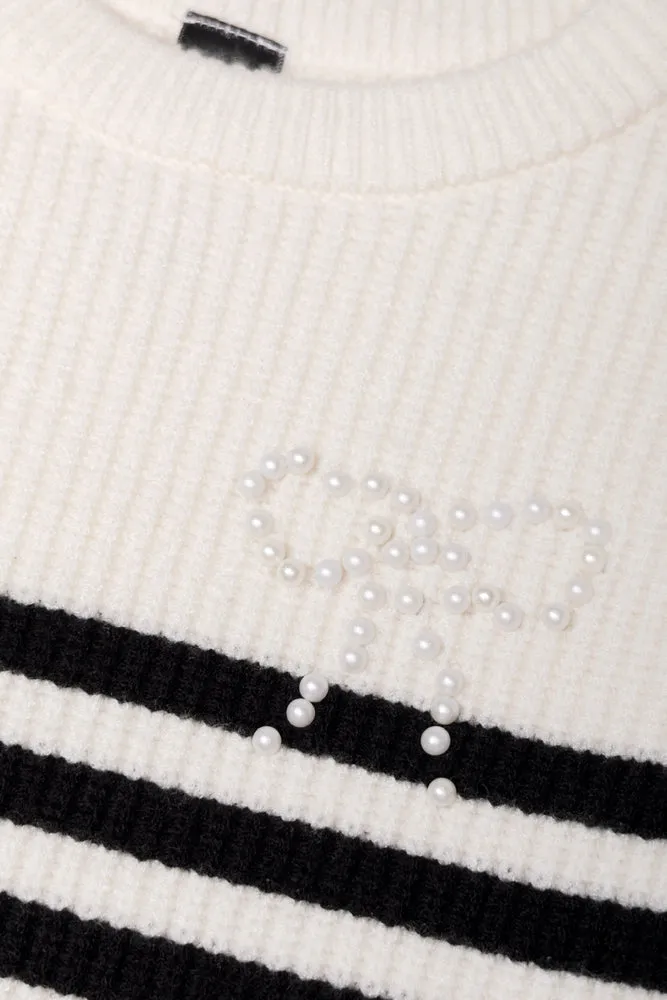 Stripe Jersey Cream sold by Ackermas product image thumbnail 2