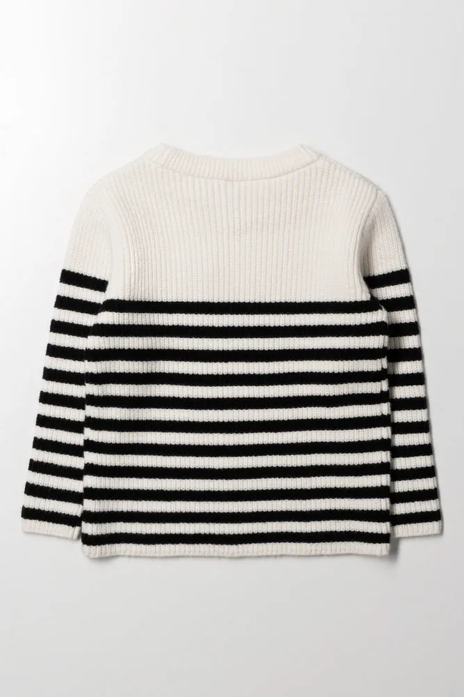 Stripe Jersey Cream sold by Ackermas product image thumbnail 3