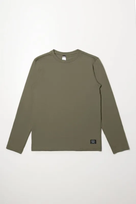 Long Sleeve T-Shirt Green sold by Ackermas