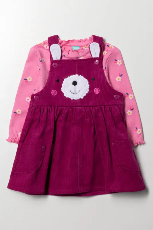 Corduroy Pinni Set Purple sold by Ackermas
