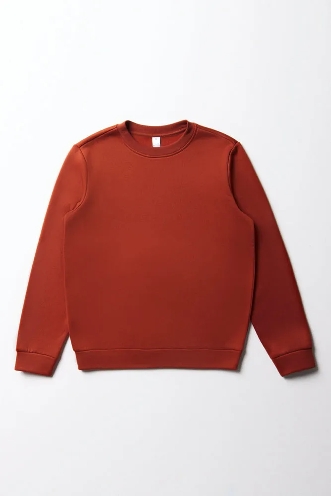 Crew Neck Tracktop Rust sold by Ackermas