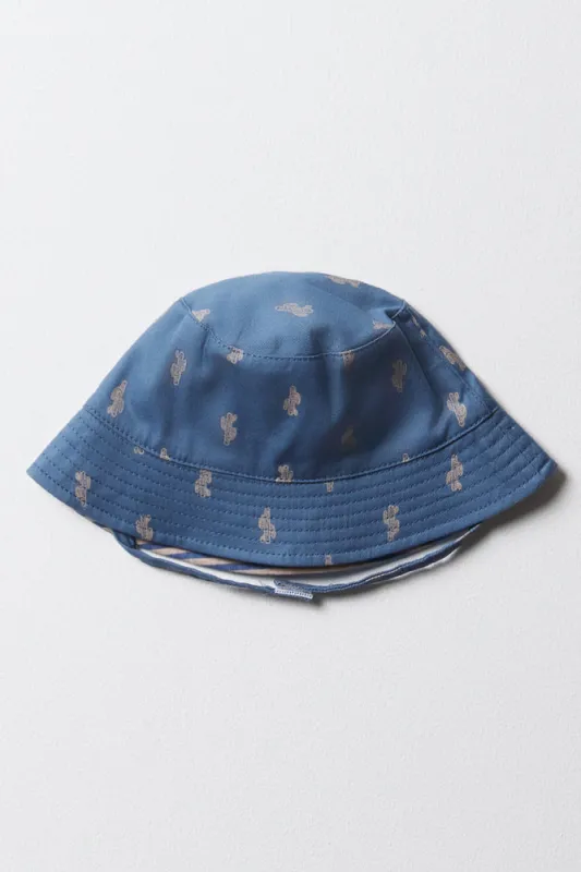 Reversible Bucket Hat Blue sold by Ackermas