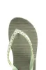 Diamante Flip Flops Green sold by Ackermas