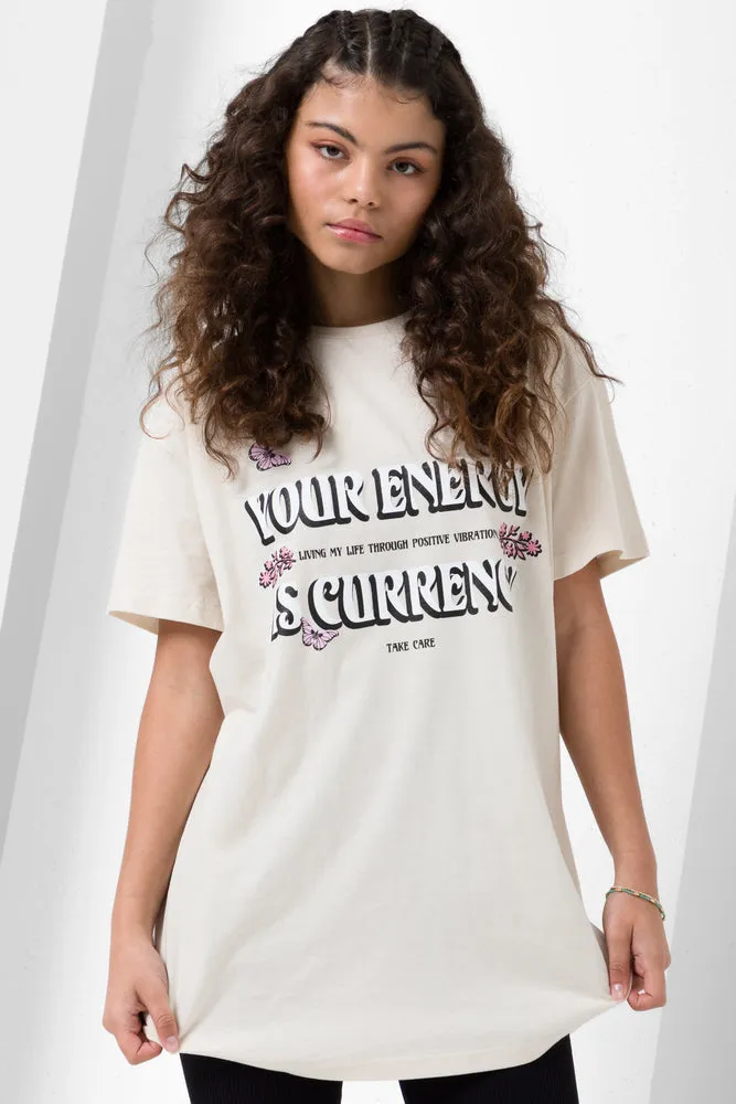 Currency Sleepshirt Cream sold by Ackermas