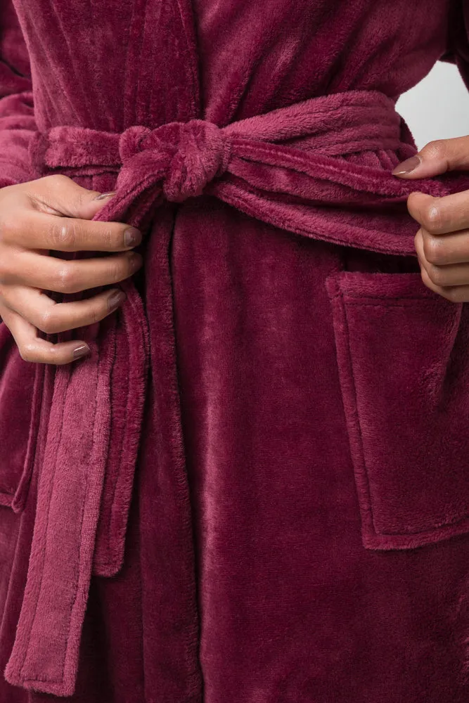 Shawl Collar Gown Purple sold by Ackermas product image thumbnail 4