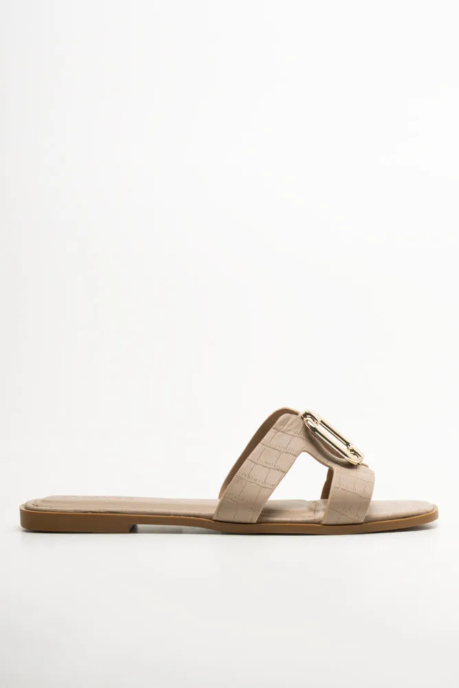 Cut Out Mule Sandals Natural sold by Ackermas product image thumbnail 2