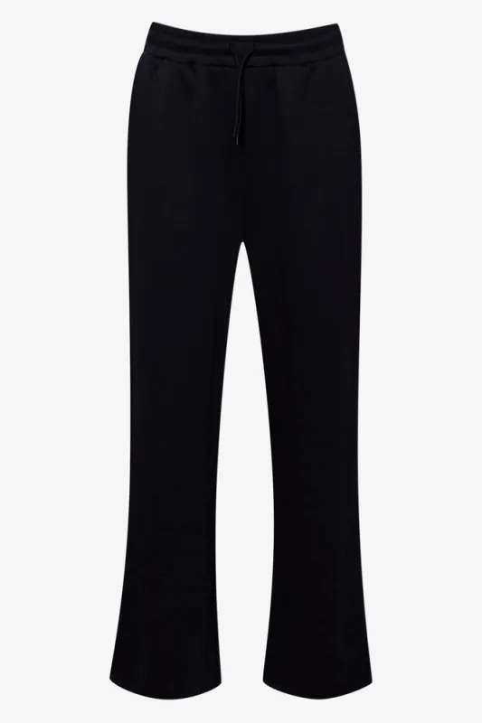 Wide Leg Trackpants Black sold by Ackermas