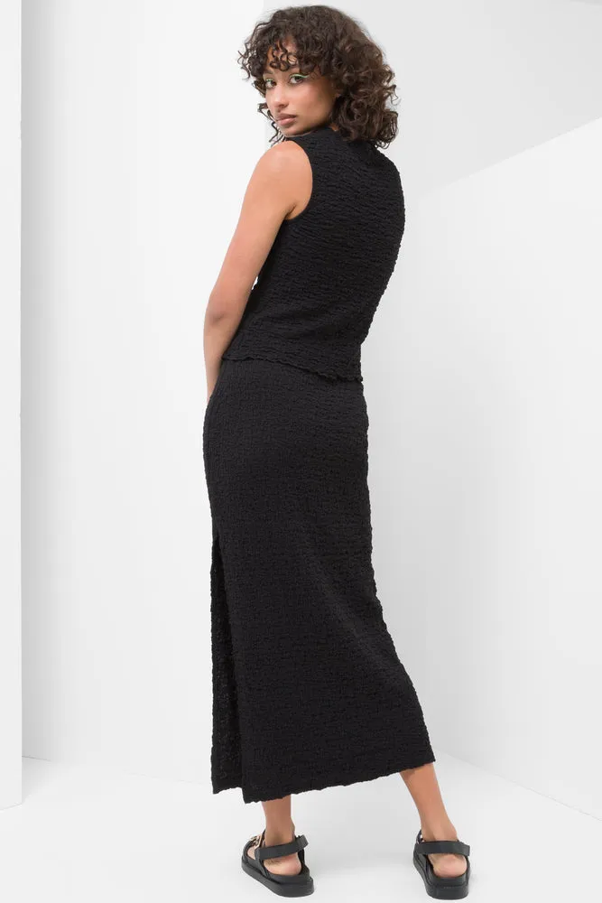 High Neck Textured Top Black sold by Ackermas product image thumbnail 3