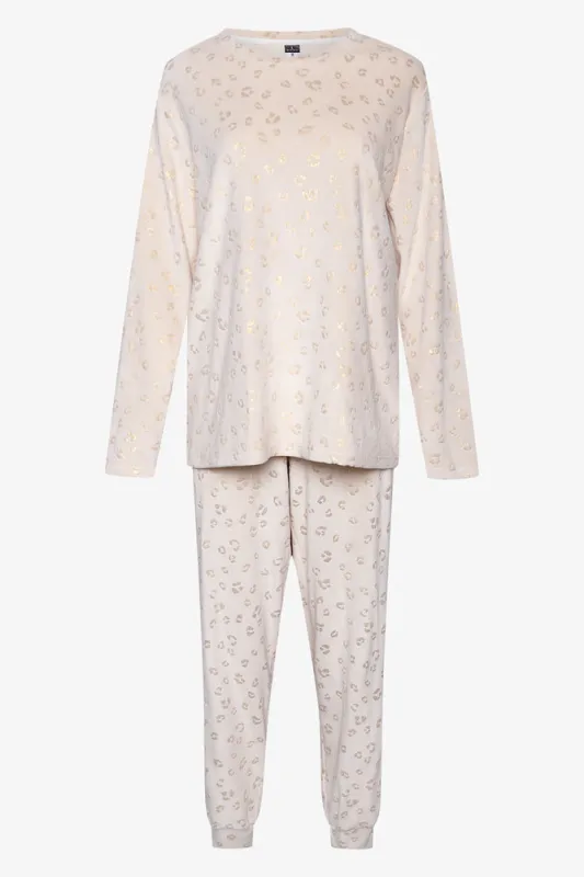 Animal Fleece Pyjamas Cream sold by Ackermas
