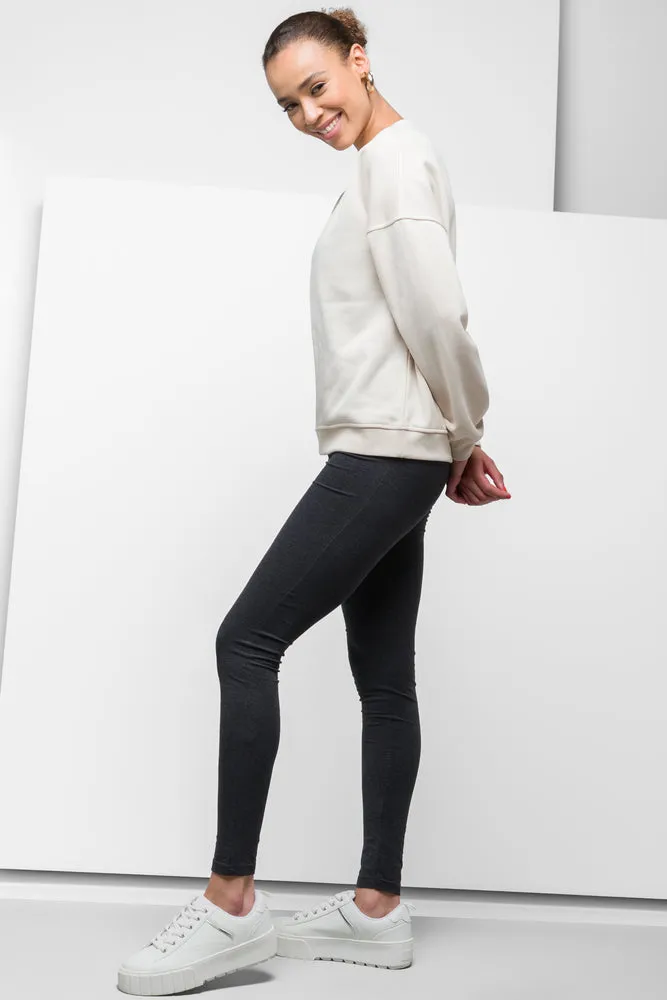 Wide Waist Leggings Dark Grey sold by Ackermas product image thumbnail 2