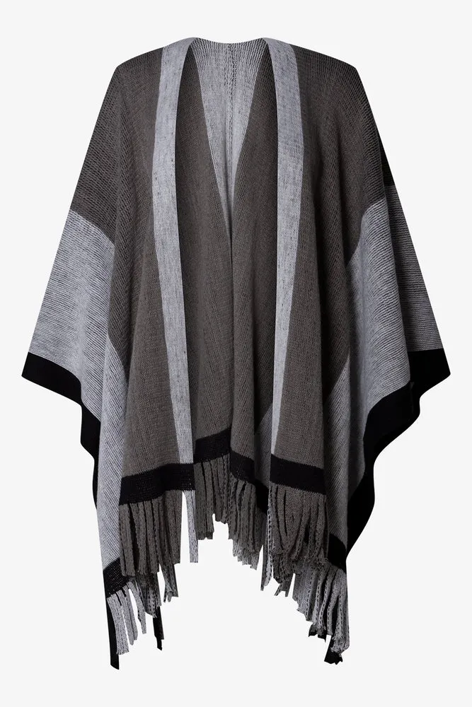 Stripe Shawl Grey sold by Ackermas
