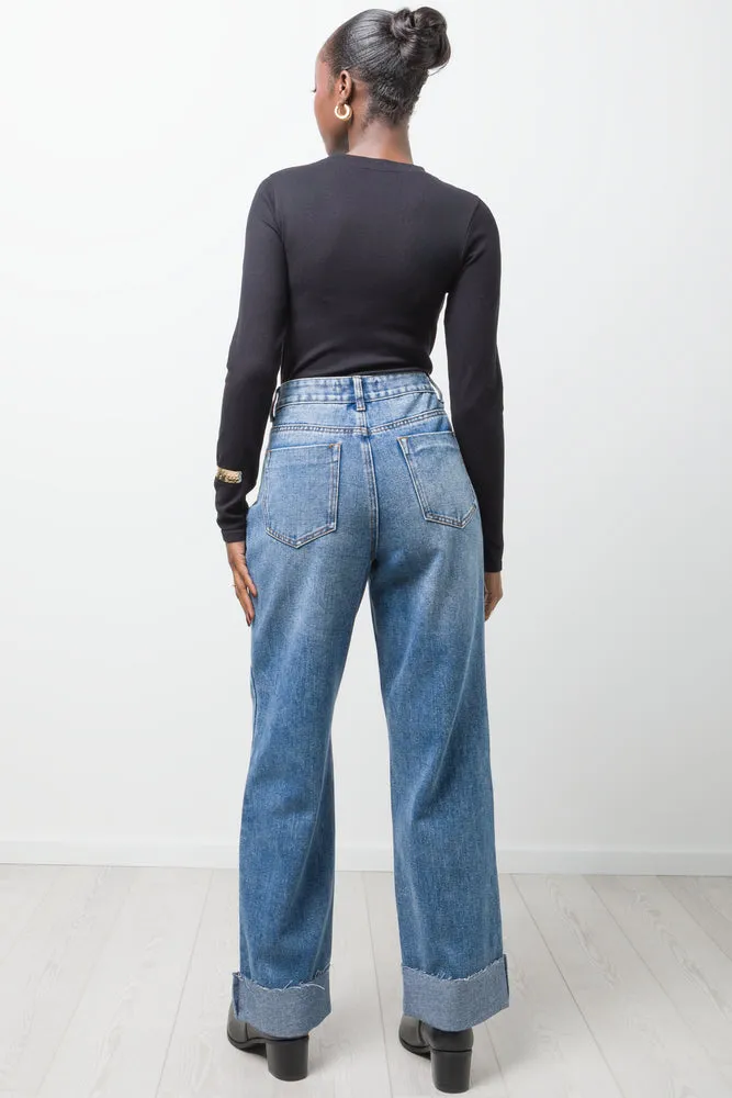 Rib Seamless Long Sleeve Bodysuit Black sold by Ackermas product image thumbnail 3