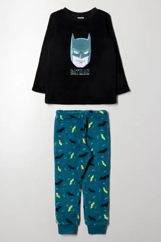 Batman Long Sleeve Pyjamas Black sold by Ackermas