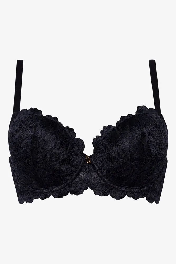 2 Pack Lace Balconette Bra Natural And Black sold by Ackermas product image thumbnail 2