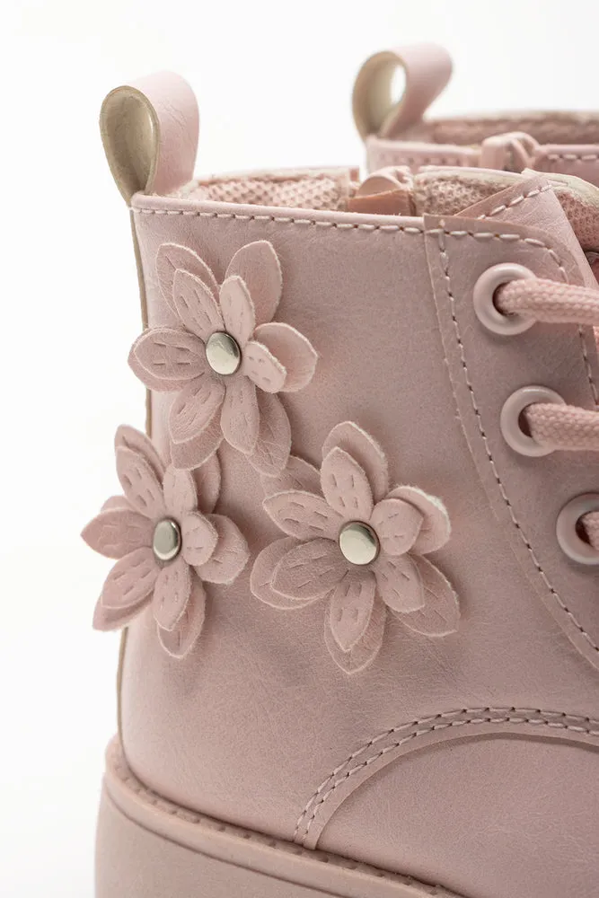 Flower Trim Boots Pink sold by Ackermas product image thumbnail 4