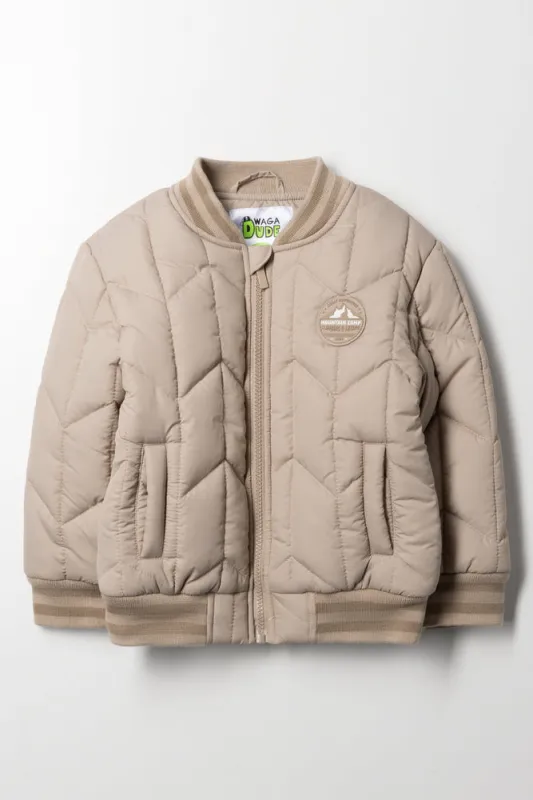Bomber Jacket Natural sold by Ackermas