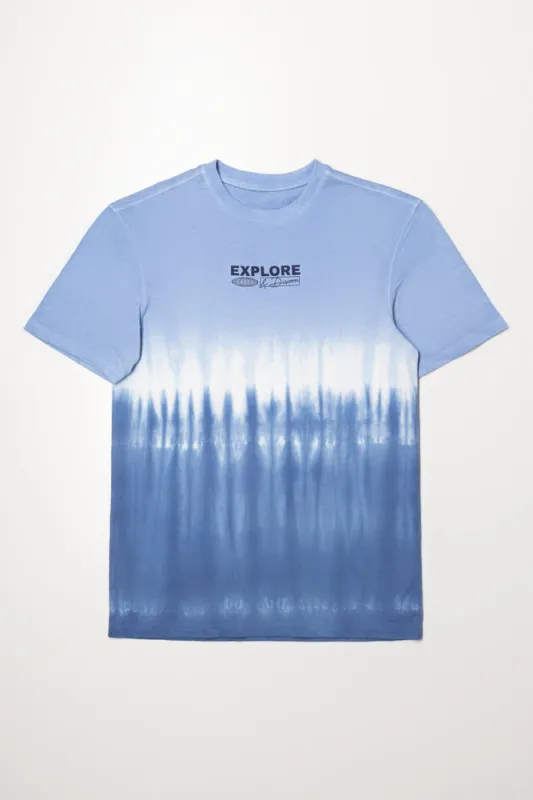Ombre T-Shirt Blue sold by Ackermas