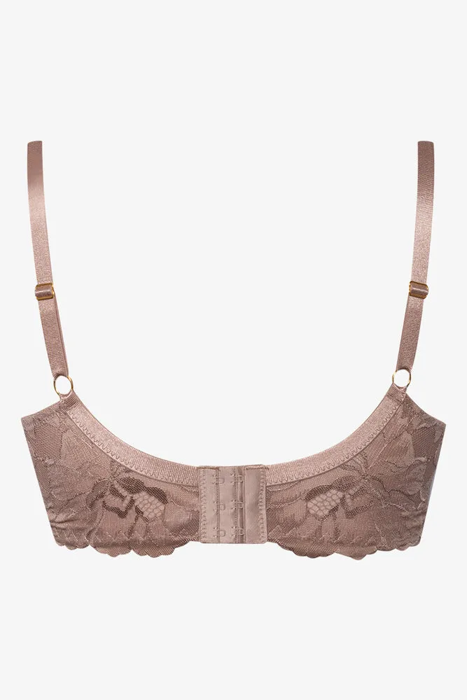 Plus Size 2 Pack Lace Balconette Bras Black And Natural sold by Ackermas product image thumbnail 4