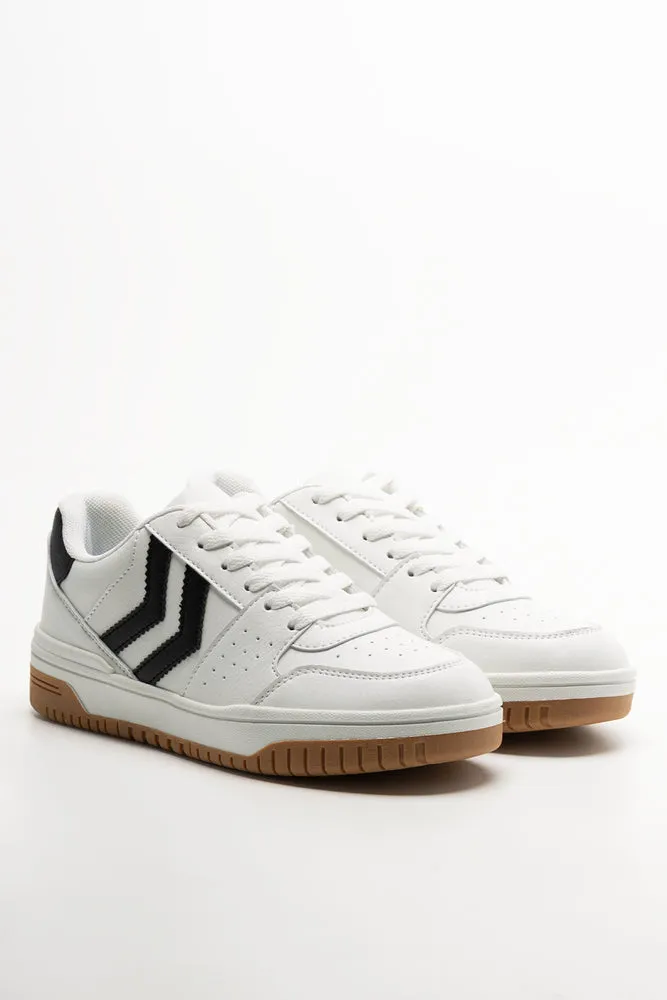 Skate Sneakers White sold by Ackermas