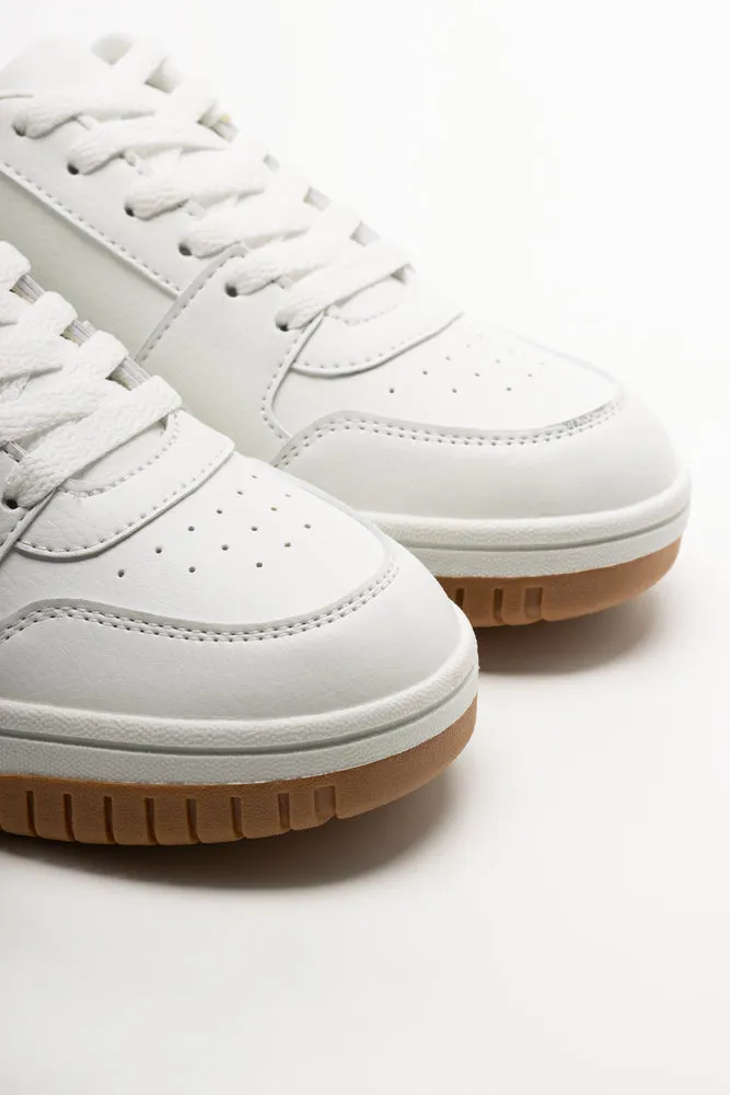 Skate Sneakers White sold by Ackermas product image thumbnail 3