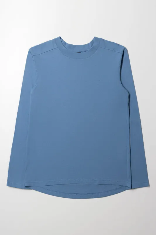 Long Sleeve T-Shirt Blue sold by Ackermas