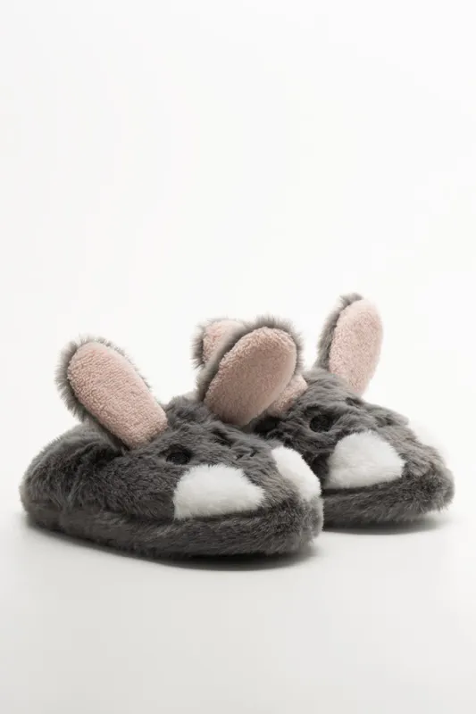 Bunny Slippers Grey sold by Ackermas