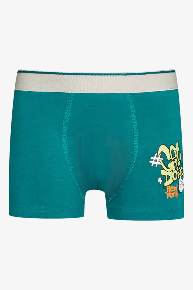 3 Pack Graffiti Knit Boxers Blue sold by Ackermas product image thumbnail 2