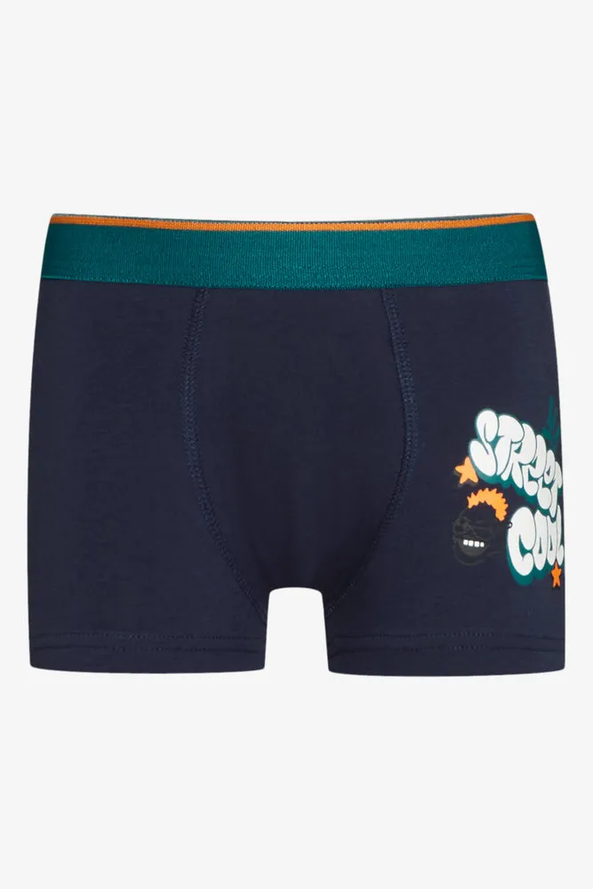 3 Pack Graffiti Knit Boxers Blue sold by Ackermas product image thumbnail 4