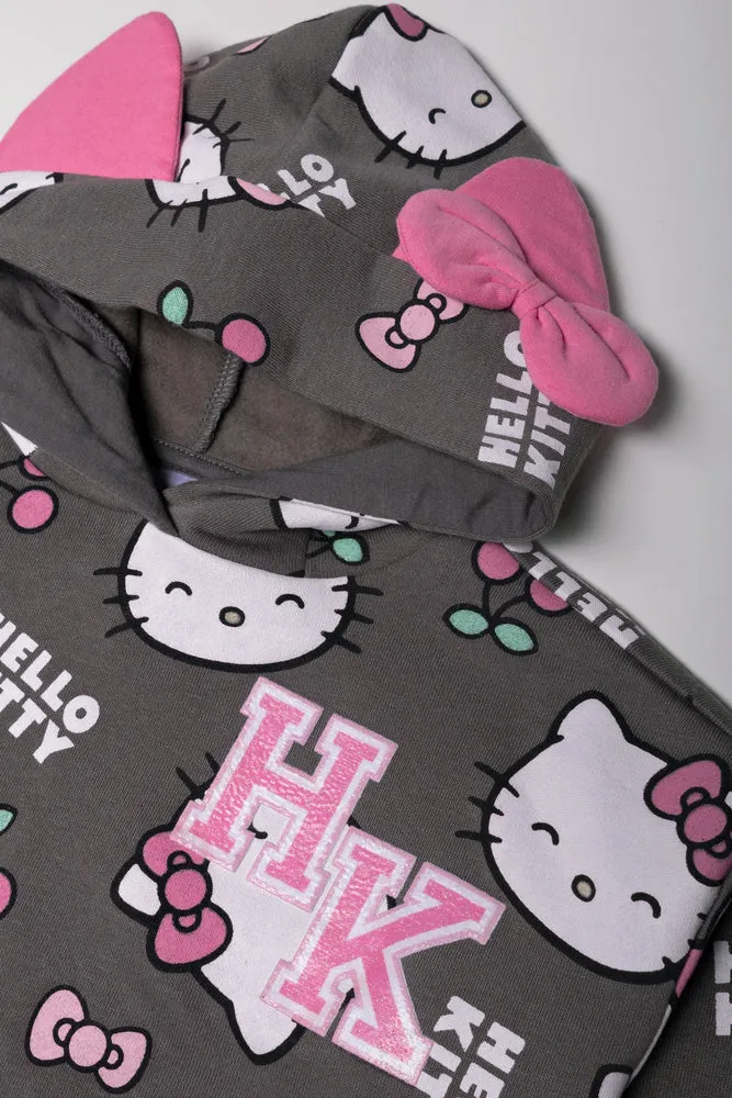 Hello Kitty Hoodie Charcoal sold by Ackermas product image thumbnail 2
