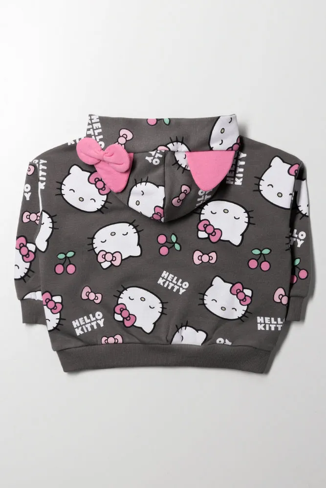 Hello Kitty Hoodie Charcoal sold by Ackermas product image thumbnail 3