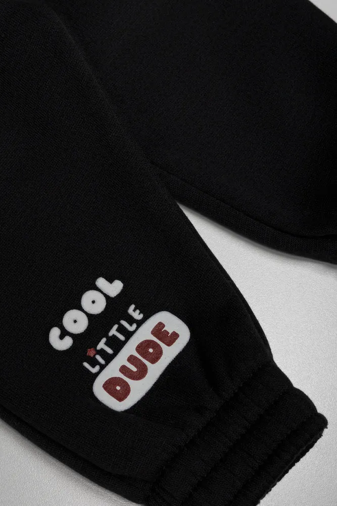 Cool Little Dude Trackpants Black sold by Ackermas product image thumbnail 2