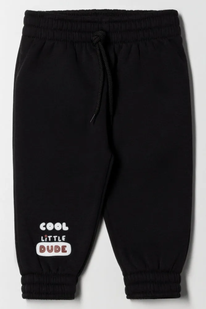 Cool Little Dude Trackpants Black sold by Ackermas