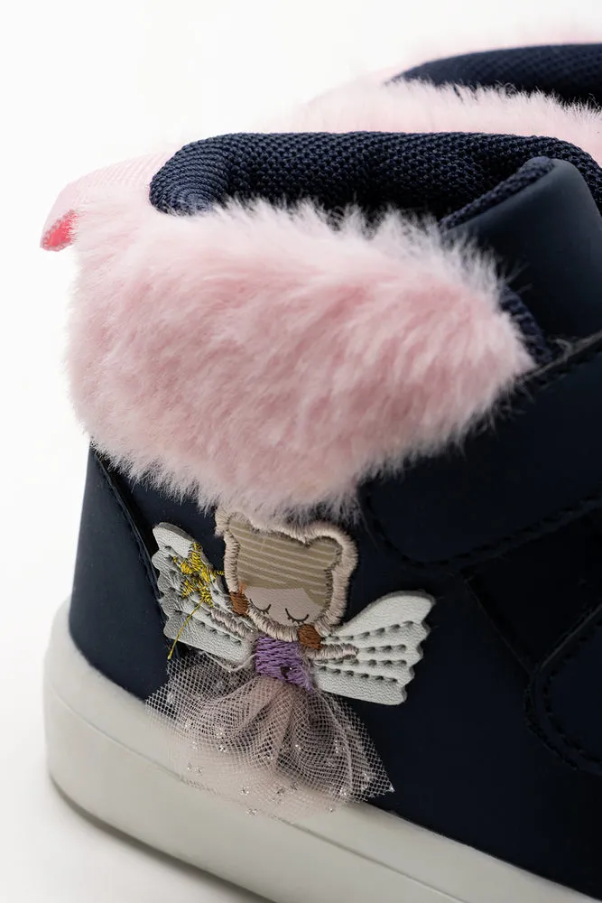 Bunny High Top Sneakers Navy sold by Ackermas product image thumbnail 4