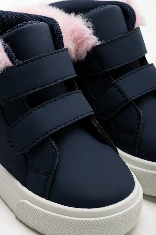 Bunny High Top Sneakers Navy sold by Ackermas product image thumbnail 3