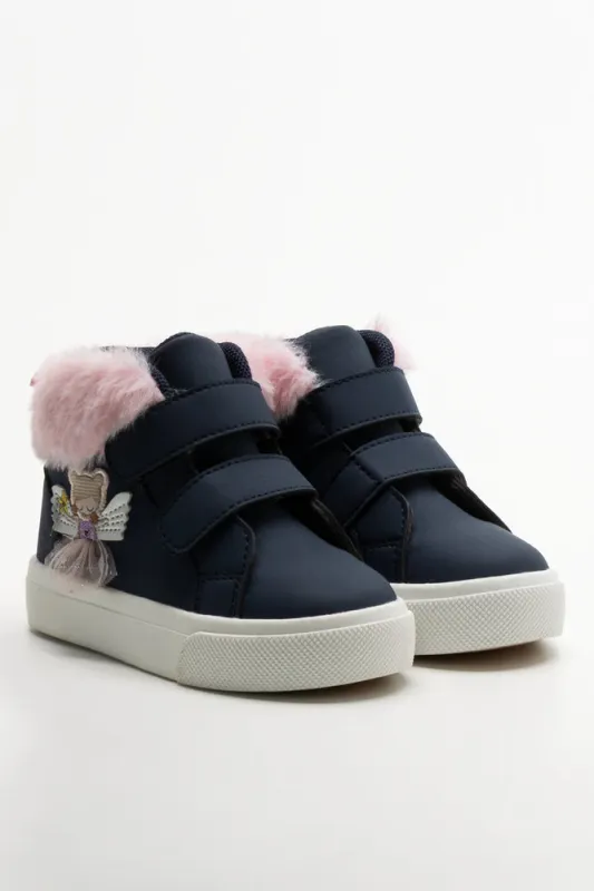 Bunny High Top Sneakers Navy sold by Ackermas