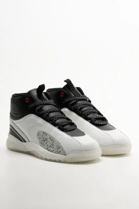 Basketball High Top Sneakers White sold by Ackermas