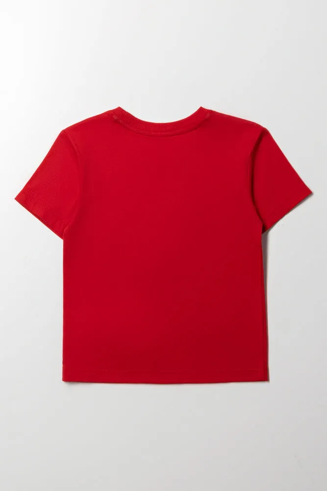 Superman T-Shirt Red sold by Ackermas product image thumbnail 3