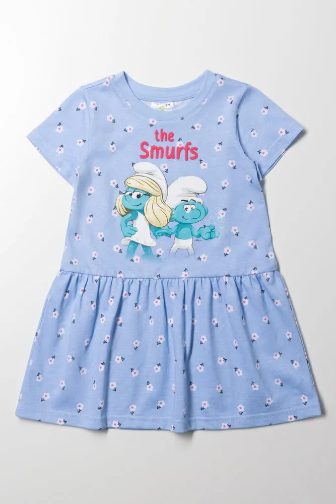 Smurfs Dress Blue sold by Ackermas