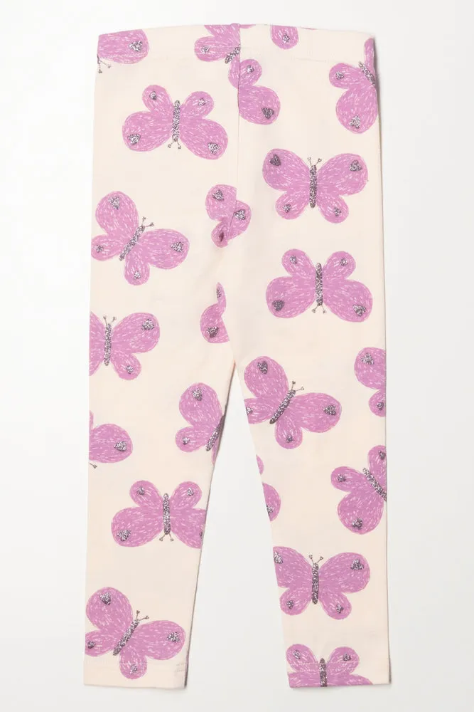 Butterfly Leggings Cream sold by Ackermas product image thumbnail 3