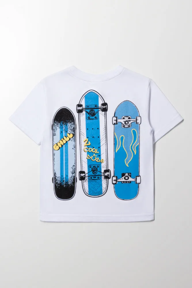 Short Sleeve T-Shirt White sold by Ackermas product image thumbnail 3