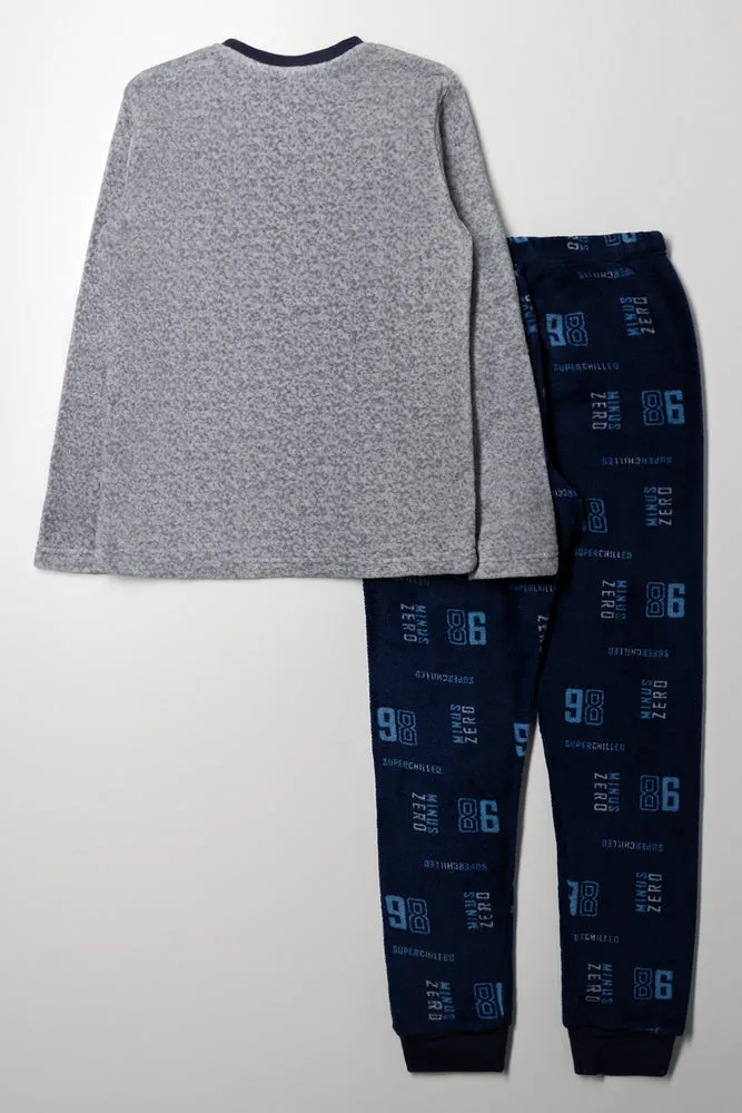 Long Sleeve Pyjama Set Grey sold by Ackermas product image thumbnail 4