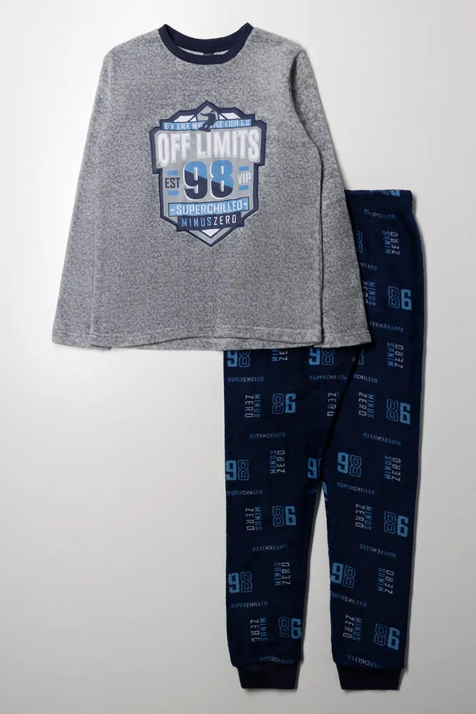 Long Sleeve Pyjama Set Grey sold by Ackermas