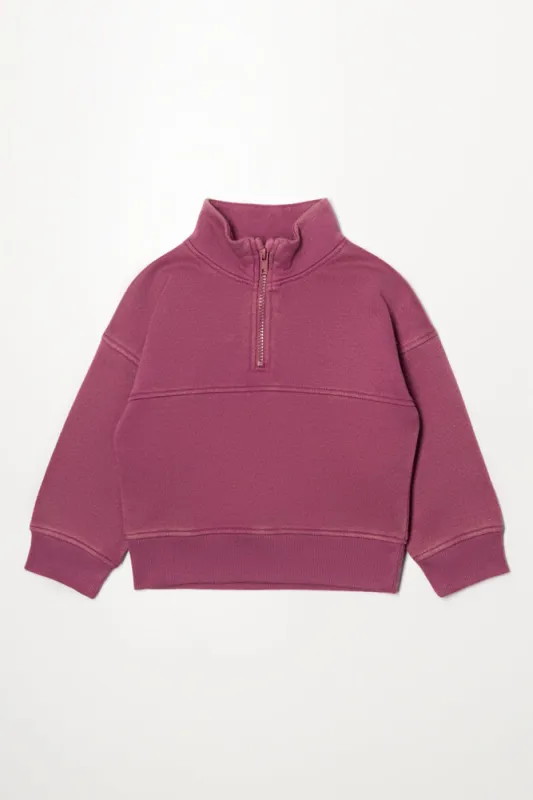 Quarter Zip Tracktop Burgundy sold by Ackermas