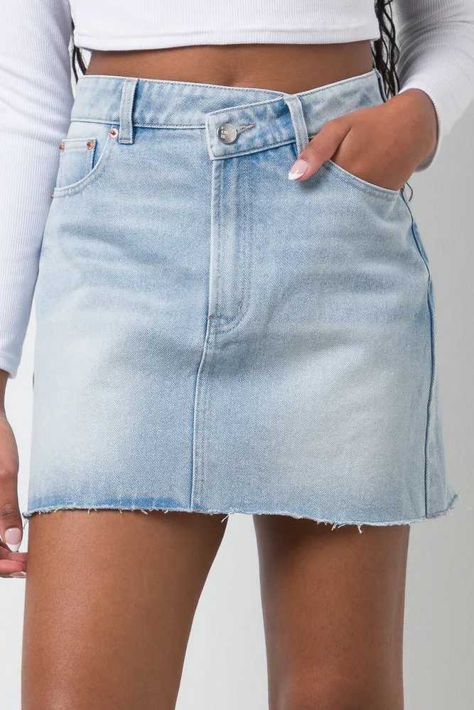 Denim Skirt Blue sold by Ackermas product image thumbnail 2