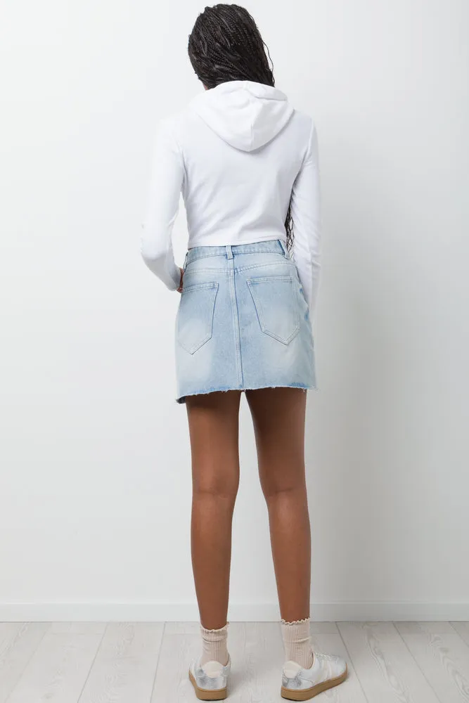 Denim Skirt Blue sold by Ackermas product image thumbnail 4