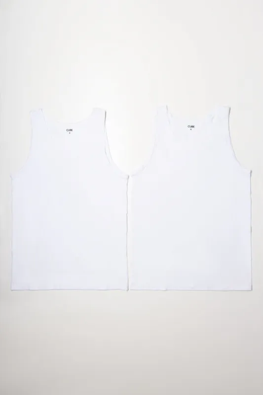 2 Pack Sleeveless Vests White sold by Ackermas